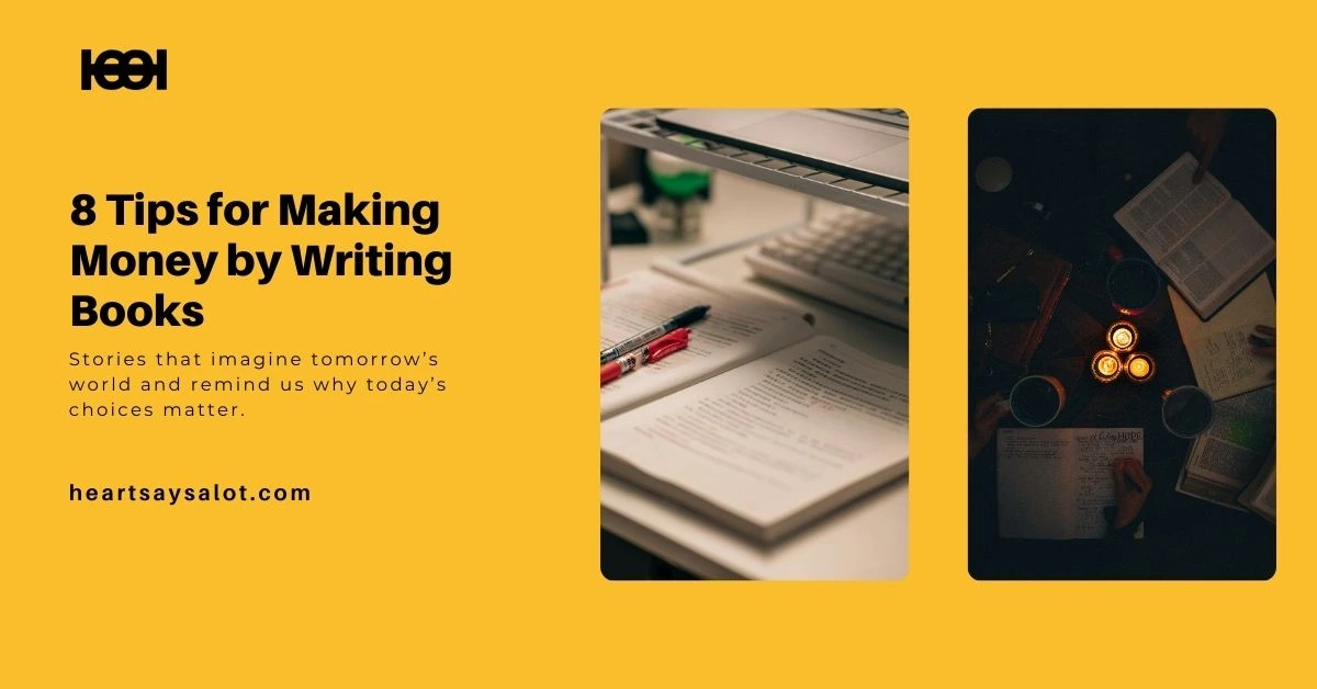 Read more about the article 8 Tips for Making Money by Writing Books
