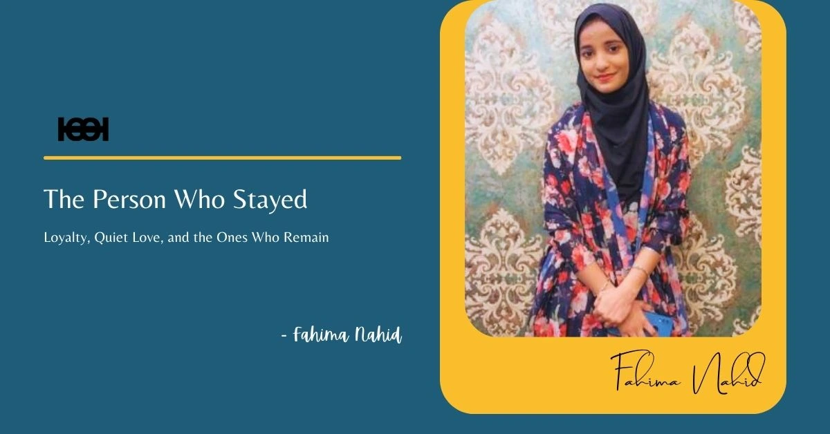 You are currently viewing The Person Who Stayed